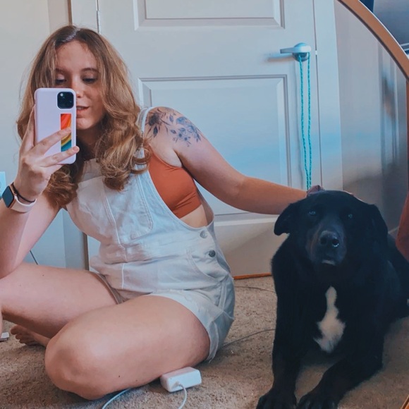 MADEWELL Adirondack Short Overalls in Tile White Size M - Picture 5 of 5